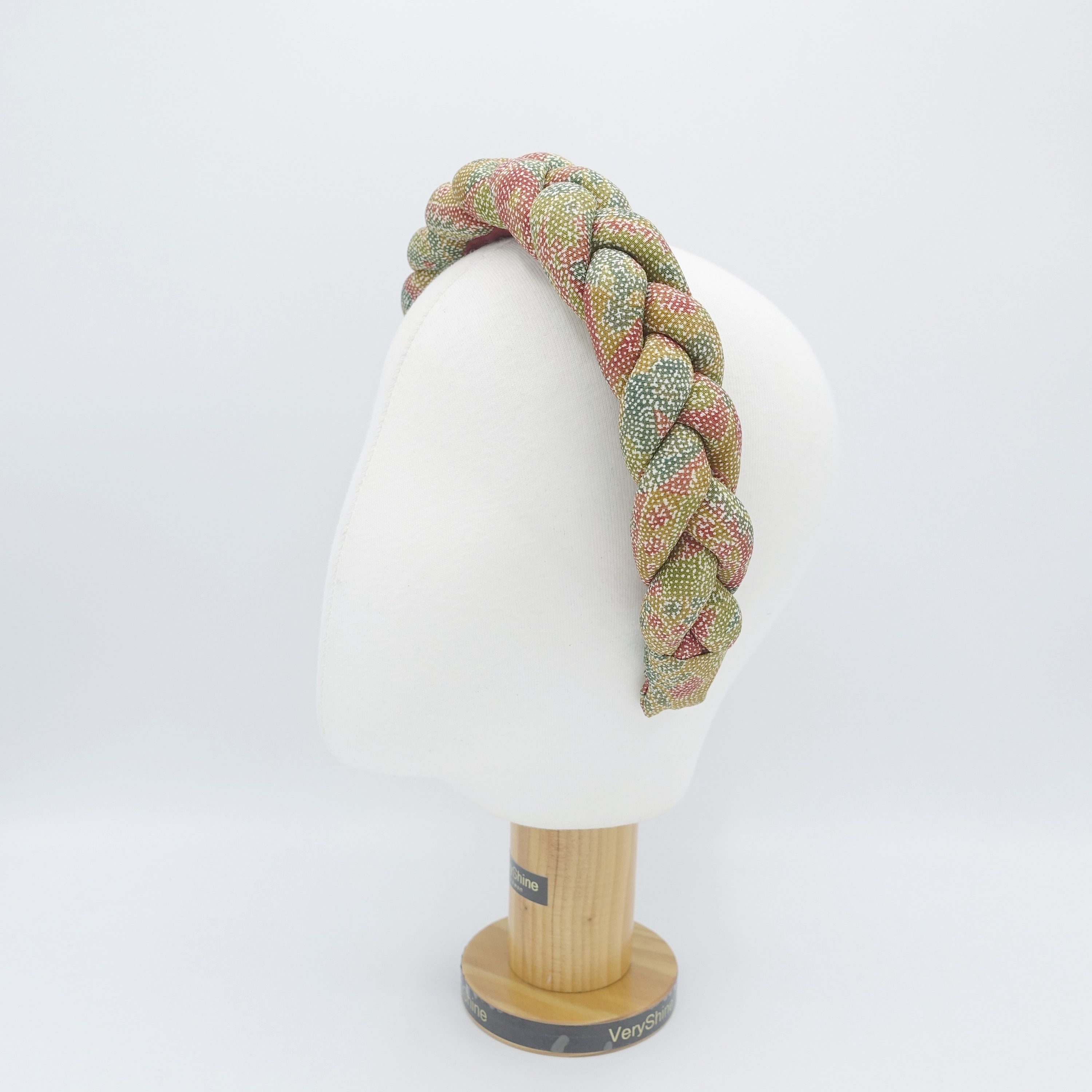 HEADBAND IN WHITE FLOWER PRINT SILK 418913