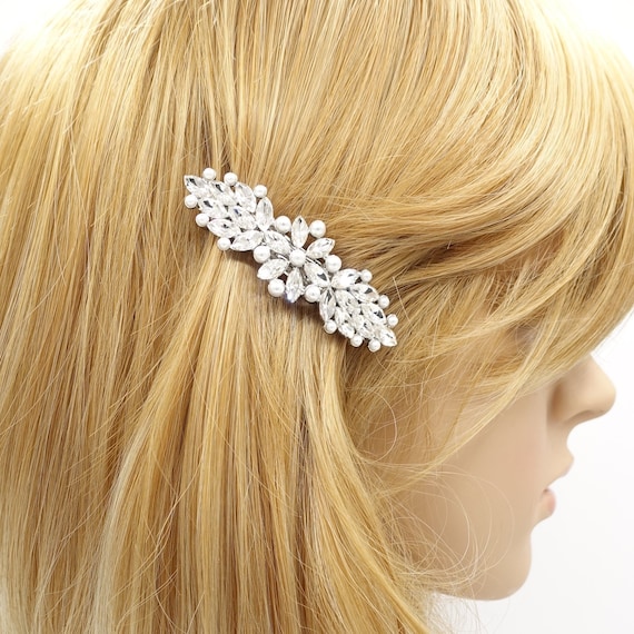 Fermaglio Per Capelli Con Strass Set