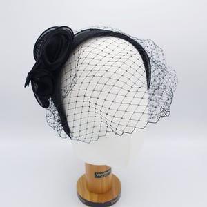 Black Tulle Headband - Etsy UK display picture 3