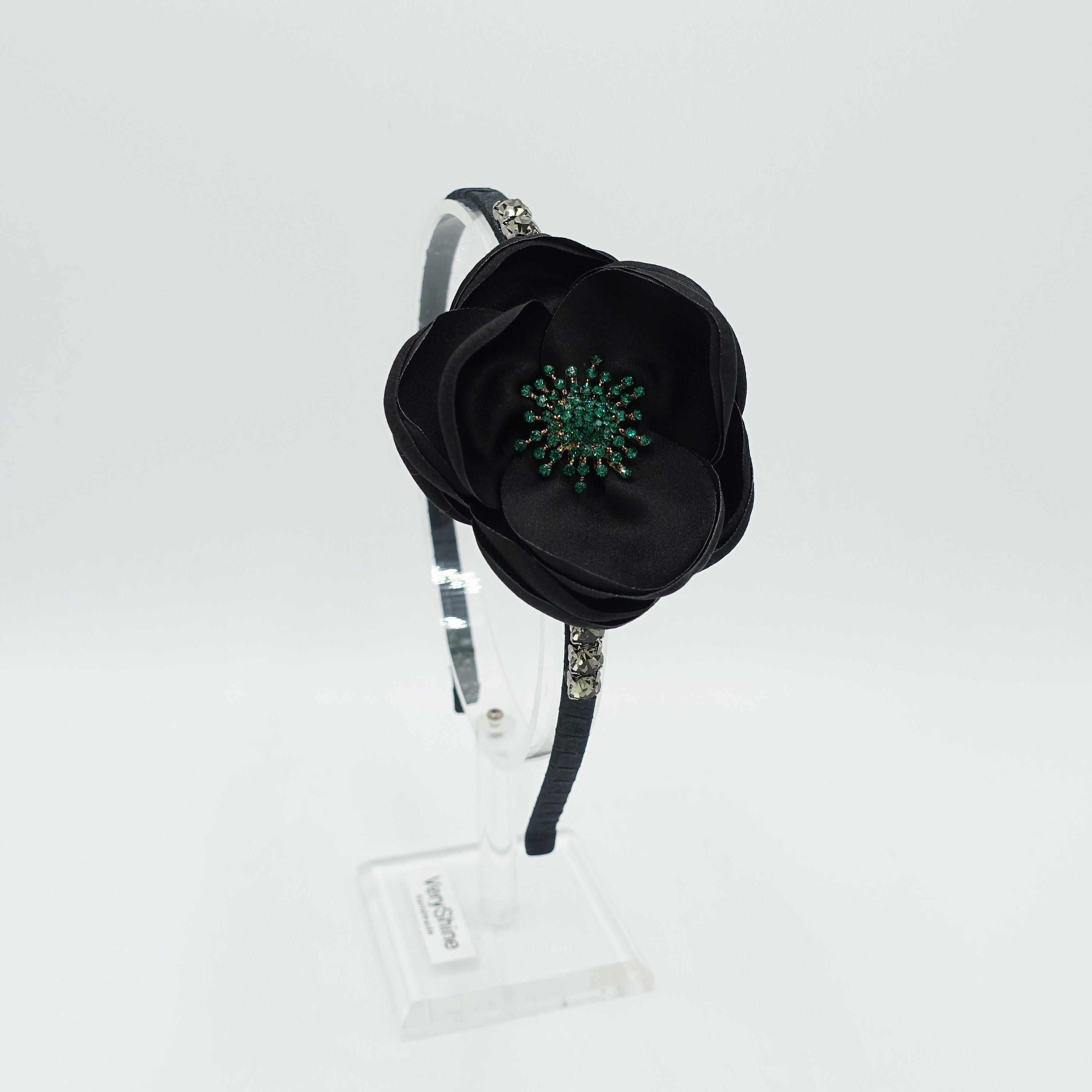 Poraceous Accessori per Capelli da Sposa con Fiori in Argento, Fascia per Capelli Sposa con Fiore di Vite, Copricapo di Foglie di Fiore, Fermacapelli per Damigelle, Ragazze e Ragazze Fiori (Argento
