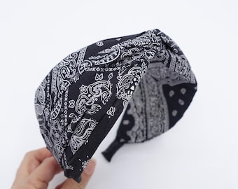 Paisley headband for women