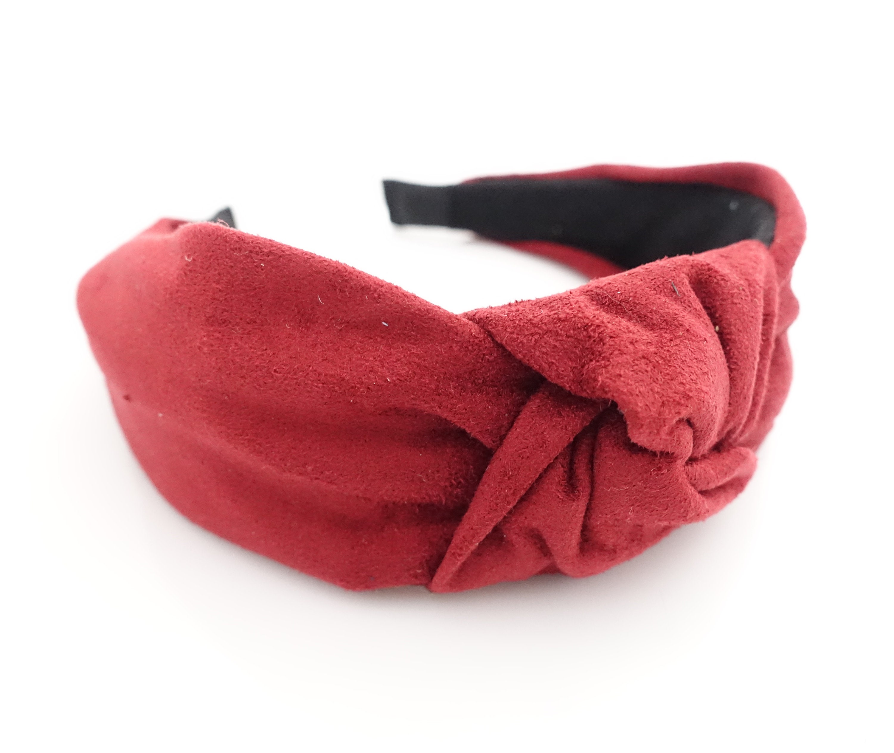 Suede Knotted Headband Basic Fashion Hairband Woman Hair  display picture 1