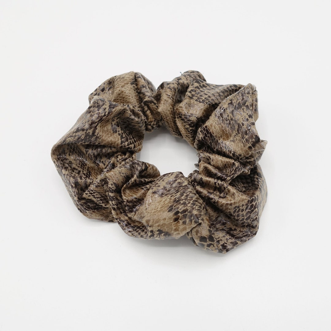 Python Print Scrunchies Medium Animal Print Scrunchie Women - Etsy