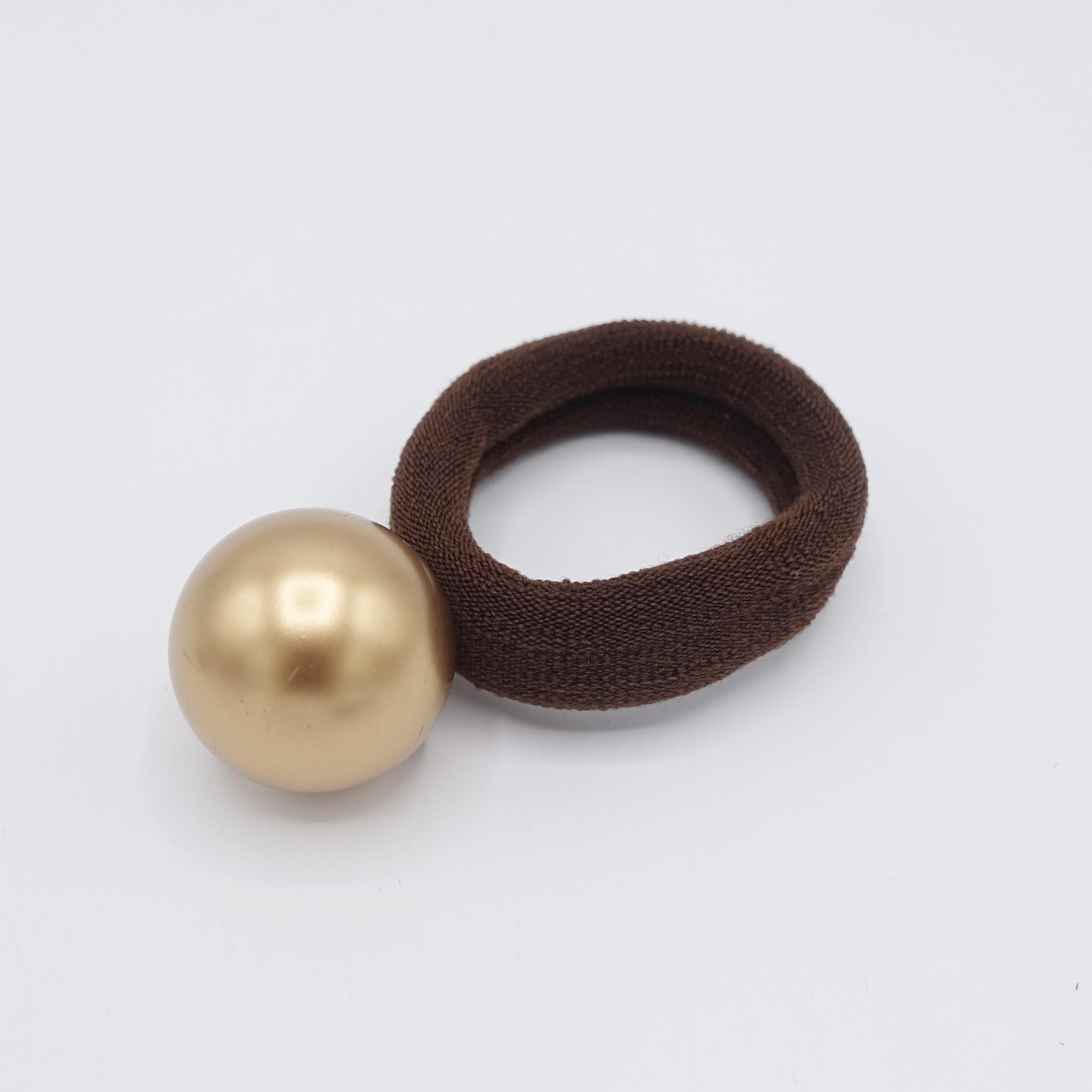 Fodattm Haargummi Mit Kunstperlen, 4 Stück – Elastische Haarbänder Für Pferdeschwanz, Als Armband Oder Haar-Accessoire