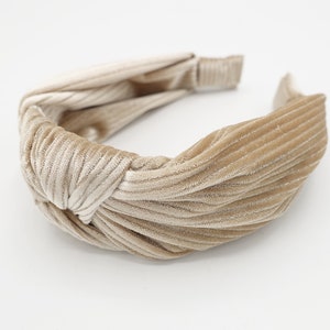 glittering stripe velvet headband women Fall Winter women hairband