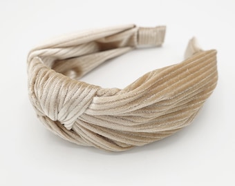 glittering stripe velvet headband women Fall Winter women hairband
