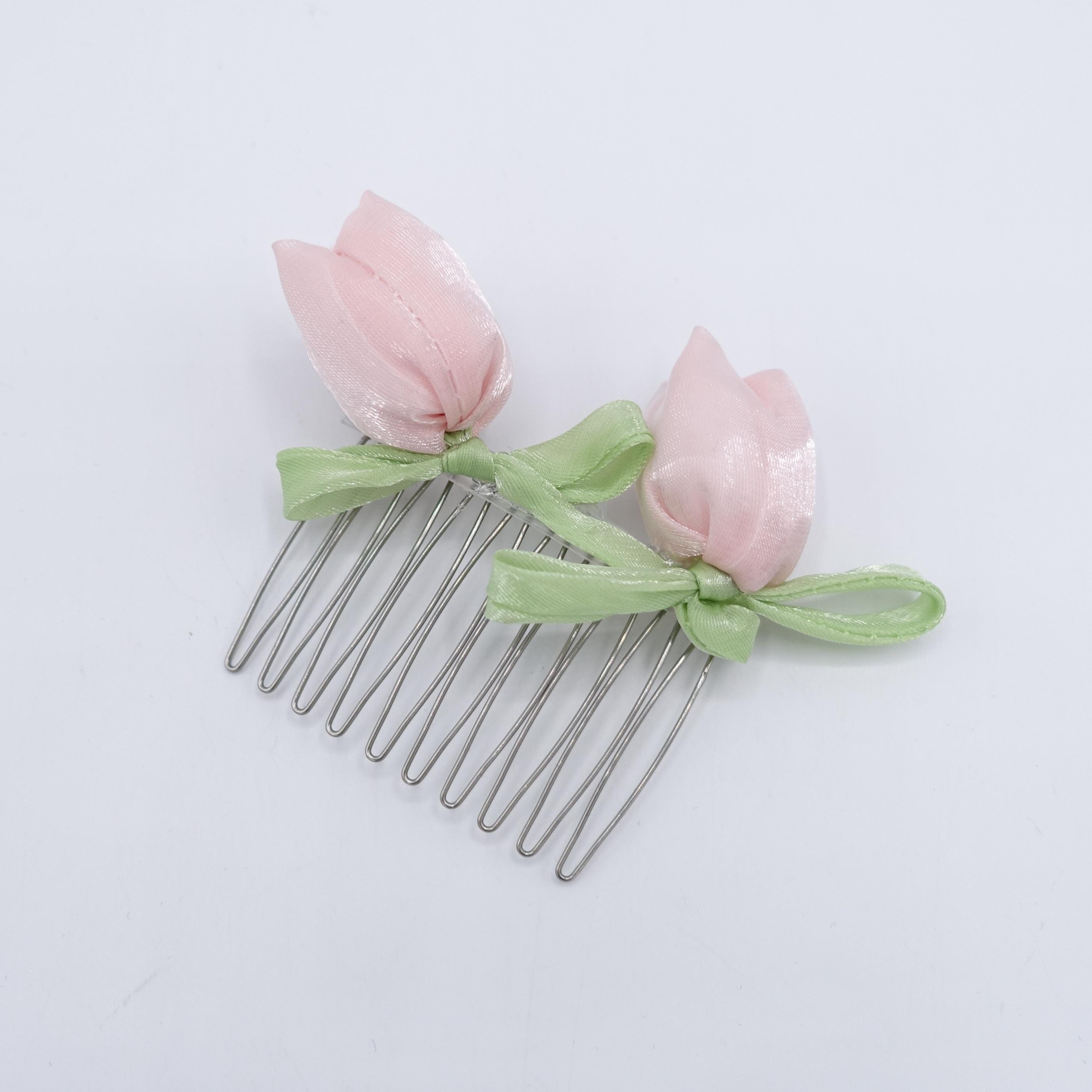 White Tulip Hair Piece - Etsy