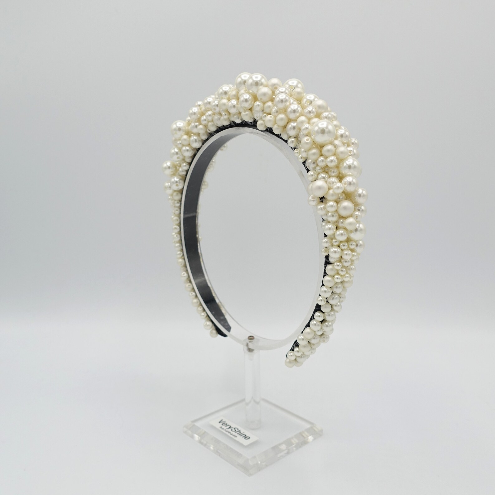 Crown Pearl Duet Necklace & Hatband