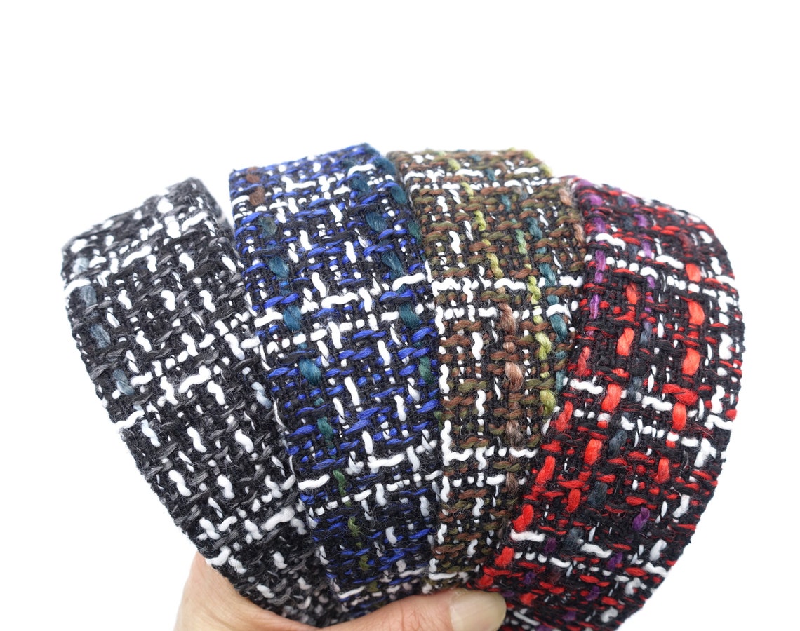SIMPLE HAIRBAND IN SKY BLUE TWEED 282731 main image 0