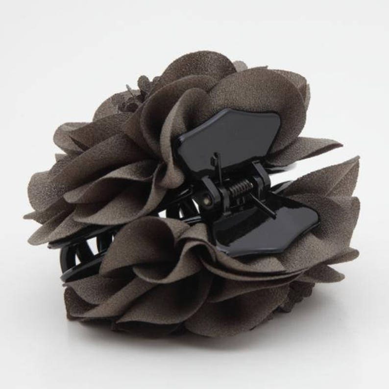 flower decorated hair claw Long Stamen Pistil Flower Hair Claw Clip Women Hair Clamp image 10