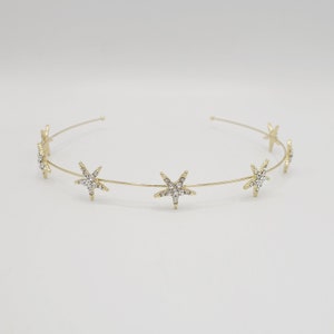 Stellar Rose Bling headband satin navy 71604