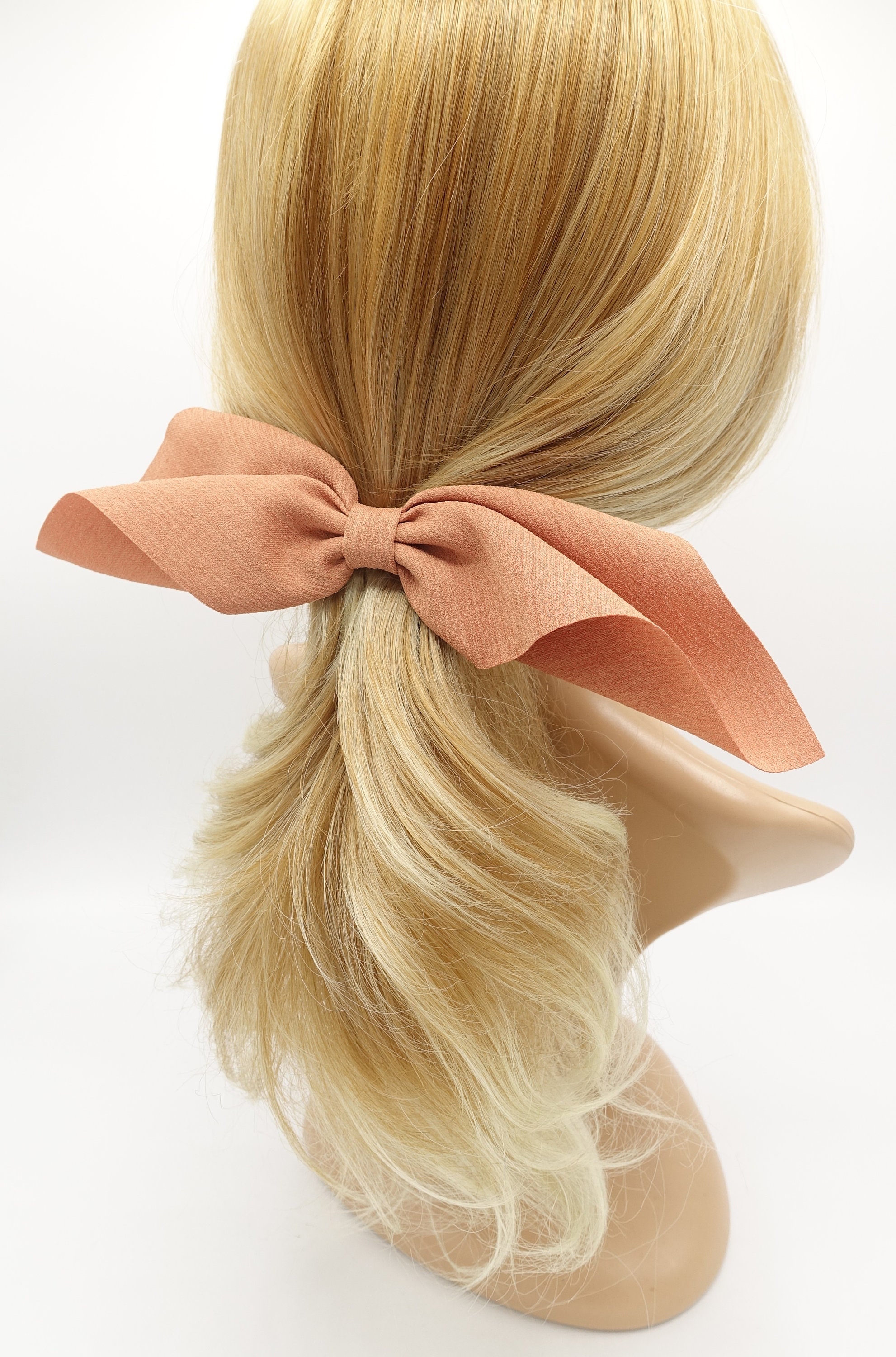 Folding and Pleated Hair Bow Horizontal Style Hair Accessory - Etsy UK