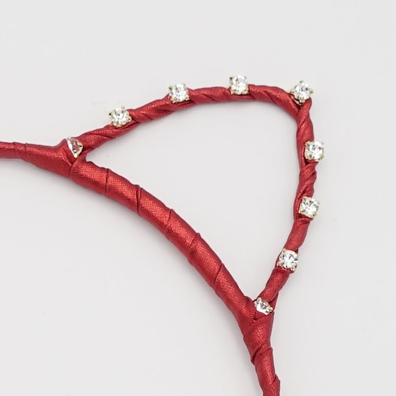 Katzenohren Haarband Mit Silbernen Kristallen – Niedlicher Haarschmuck Für Knoten & Styling