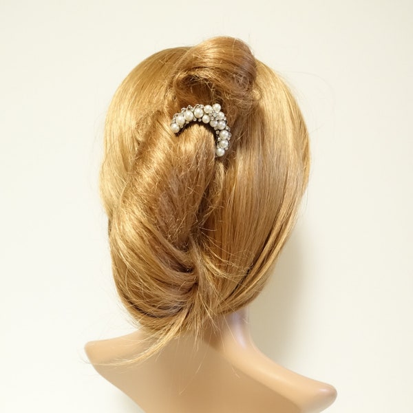 Fourche à cheveux en perles et strass, robe pour événement spécial, style pic à cheveux, fourche à cheveux pour femmes, accessoires pour cheveux