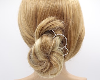 Metal 4 Prong hair fork: Wave Design for All-Day Hold