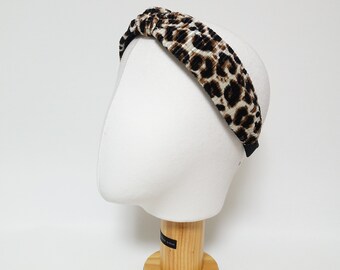 Kotkiddy 4 Fasce Per Capelli Da Donna, Antiscivolo, Alla Moda, Per Capelli Da Donna, Con Motivo Leopardato (nero E Bianco - Foto 3
