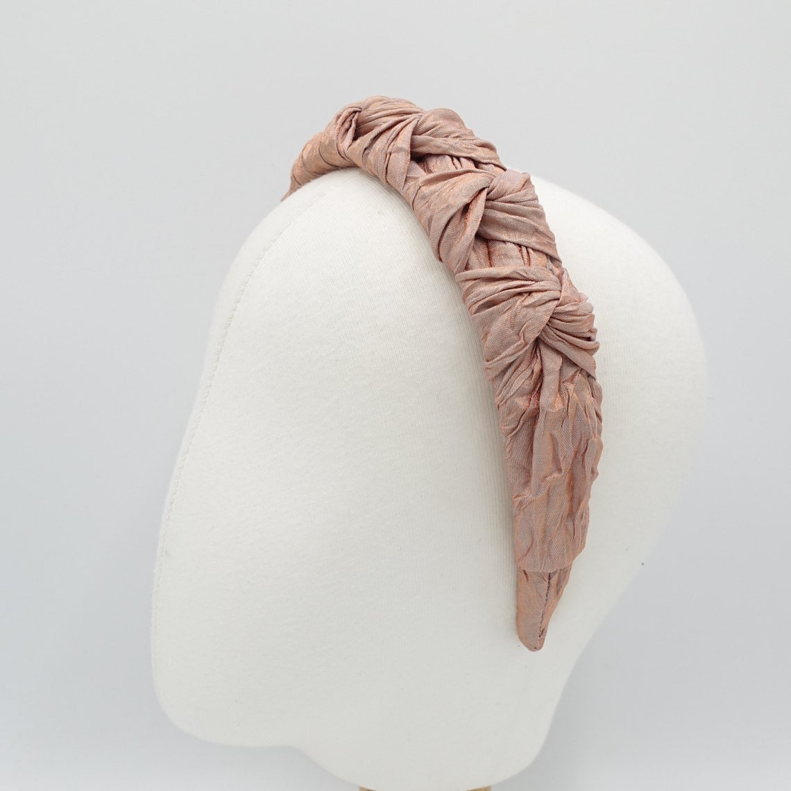 Pearl organza multi top knot headband hairband women hair | Etsy