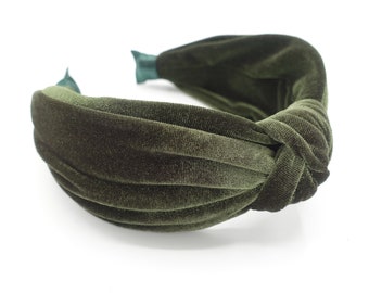 velvet knot headband basic  layered hairband women hair accessories