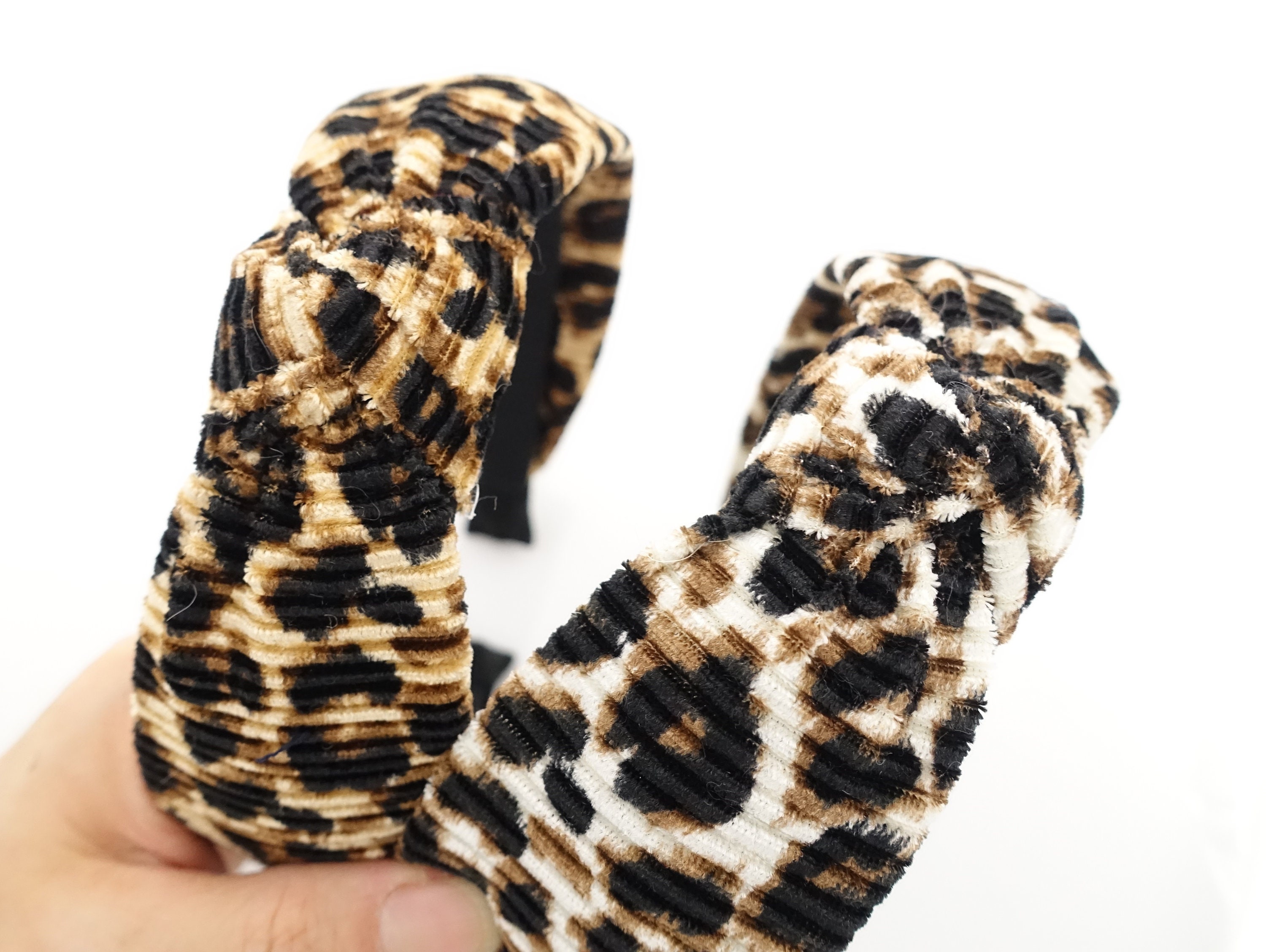 Elastico per capelli con motivo leopardato | Accessorio per capelli alla moda