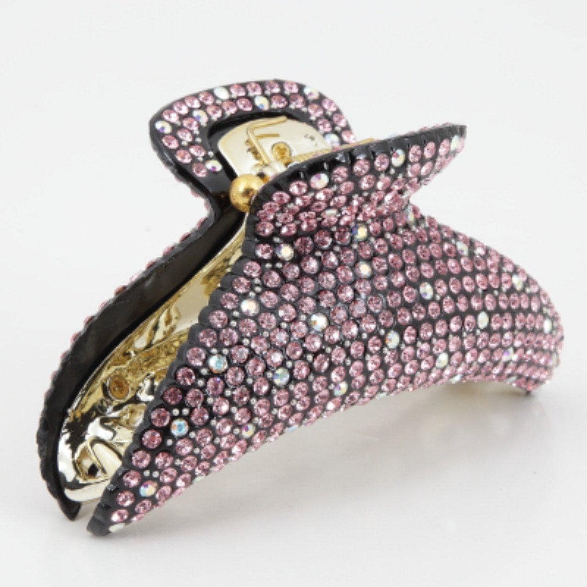 Hand-mounted Czech Rhinestone Hair Claw: Jeweled Hair Clamp - Etsy