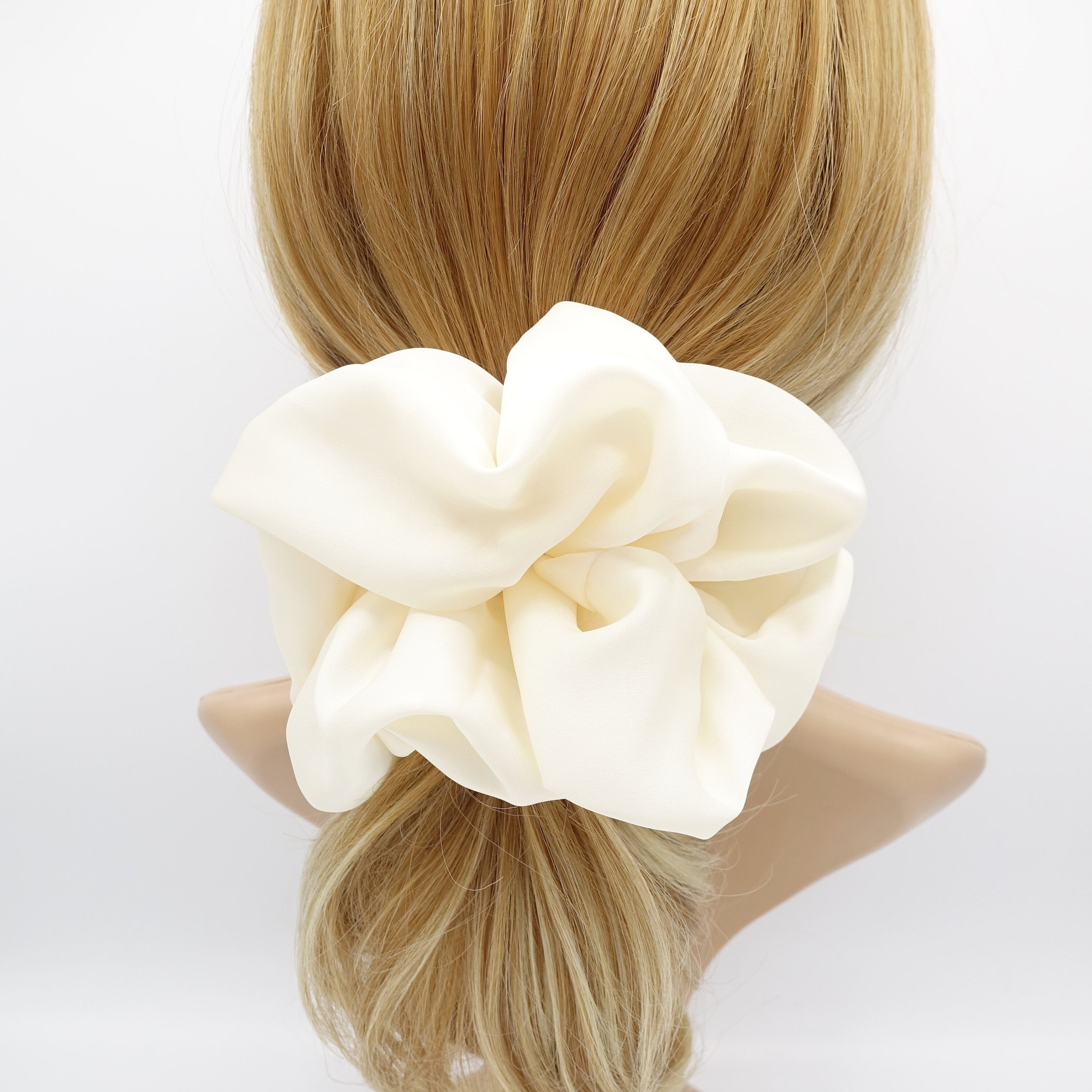 Oversized Satin Scrunchie: Voluminous Hair Tie - Etsy