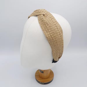 Stroh Frauen Stirnband Urlaub Rattan Haarband Frau Haarschmuck Bild 10