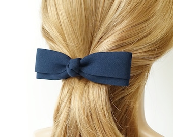 Slim and straight Hair Bow French Barrettes Women Hair Accessories