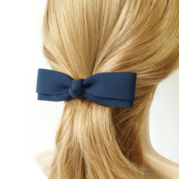 Slim and straight Hair Bow French Barrettes Women Hair Accessories