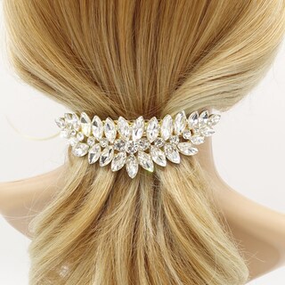 Glitz4Girlz Fascia Per Capelli In Metallo Sottile, Rivestita In Raso Biondo, Larghezza 5 Mm, Accessorio Elegante