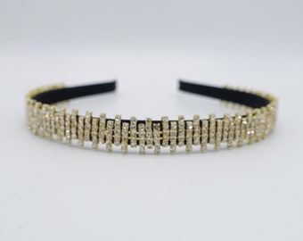Bandeau bar strass : bandeau scintillant scintillant pour femme