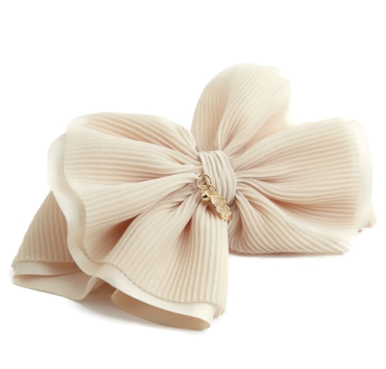 Pleat Layer Hair Bow French Hair Barrette Women Hair - Etsy