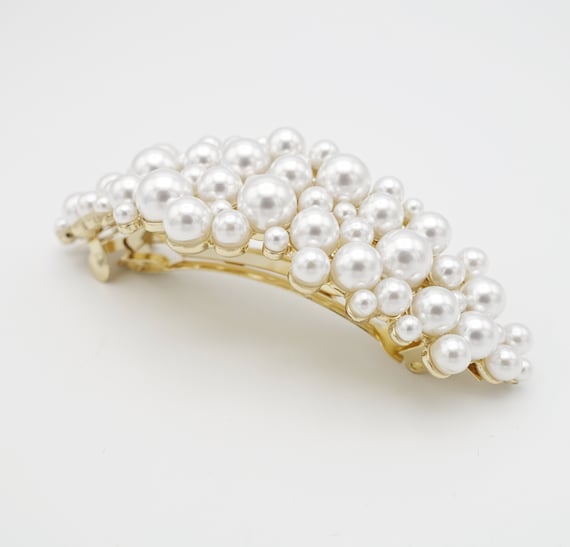 Elegant Pearl-Embellished Hair Accessory Pearl Hair Accessory - Etsy main image 4