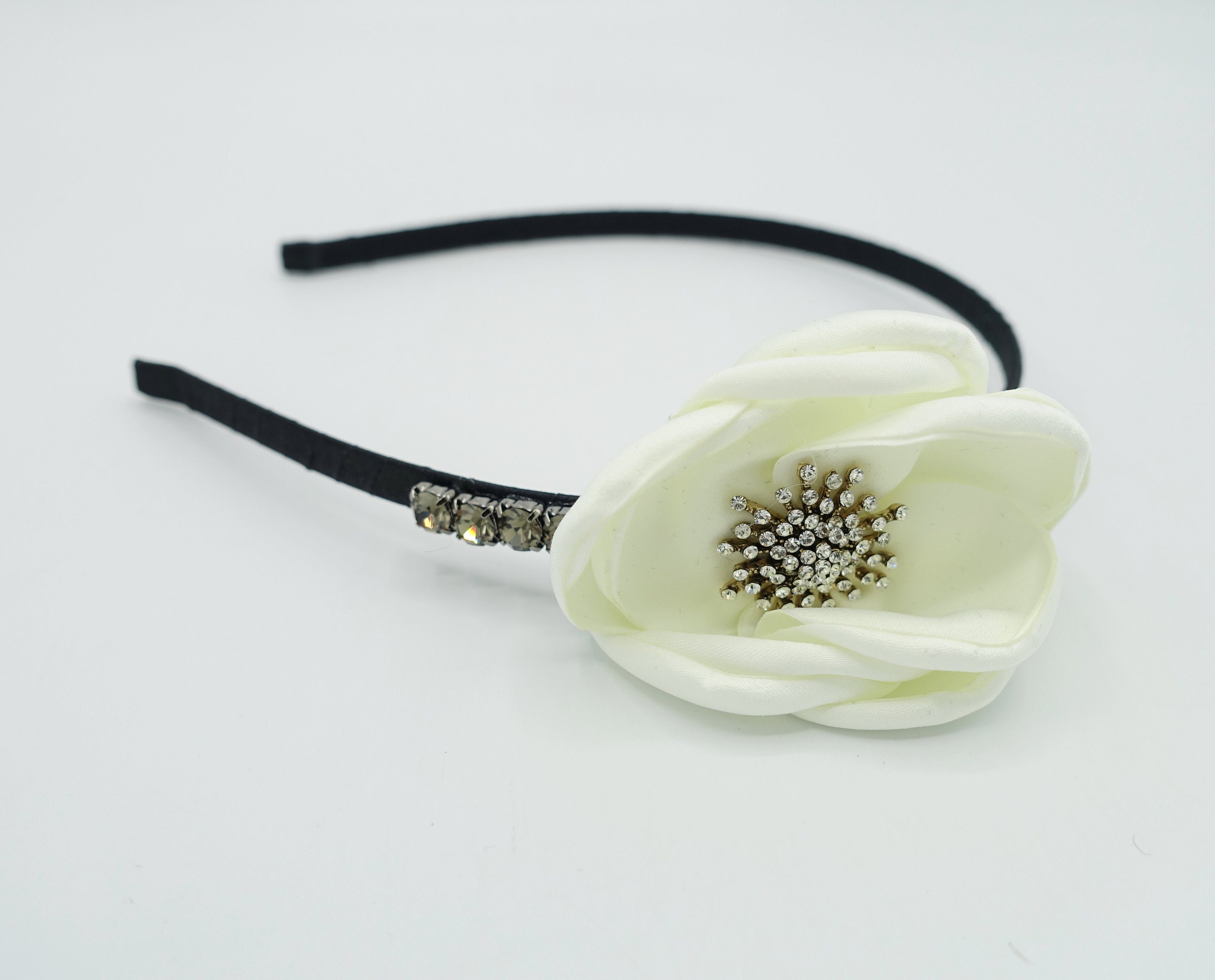 Fascia per capelli fatta a mano con fiori di cristallo, diademi, fascia per capelli per le donne, sposa, regina, festa, matrimonio, accessori per capelli da sposa, gioielli, regali  320
