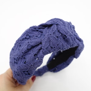eyelet top knot headband Sprint Summer hairband for women
