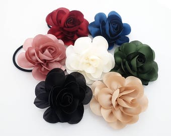 Spring Flower Hair Scrunchie Ponytail Holders Hair Ties Rope Elastic Hair B S7O2 Spring Flower Hair Scrunchie Ponytail Holders Hair Ties Rope Elastic Hair B S7O2