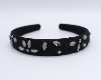 Lumina Floral Crystal Headband