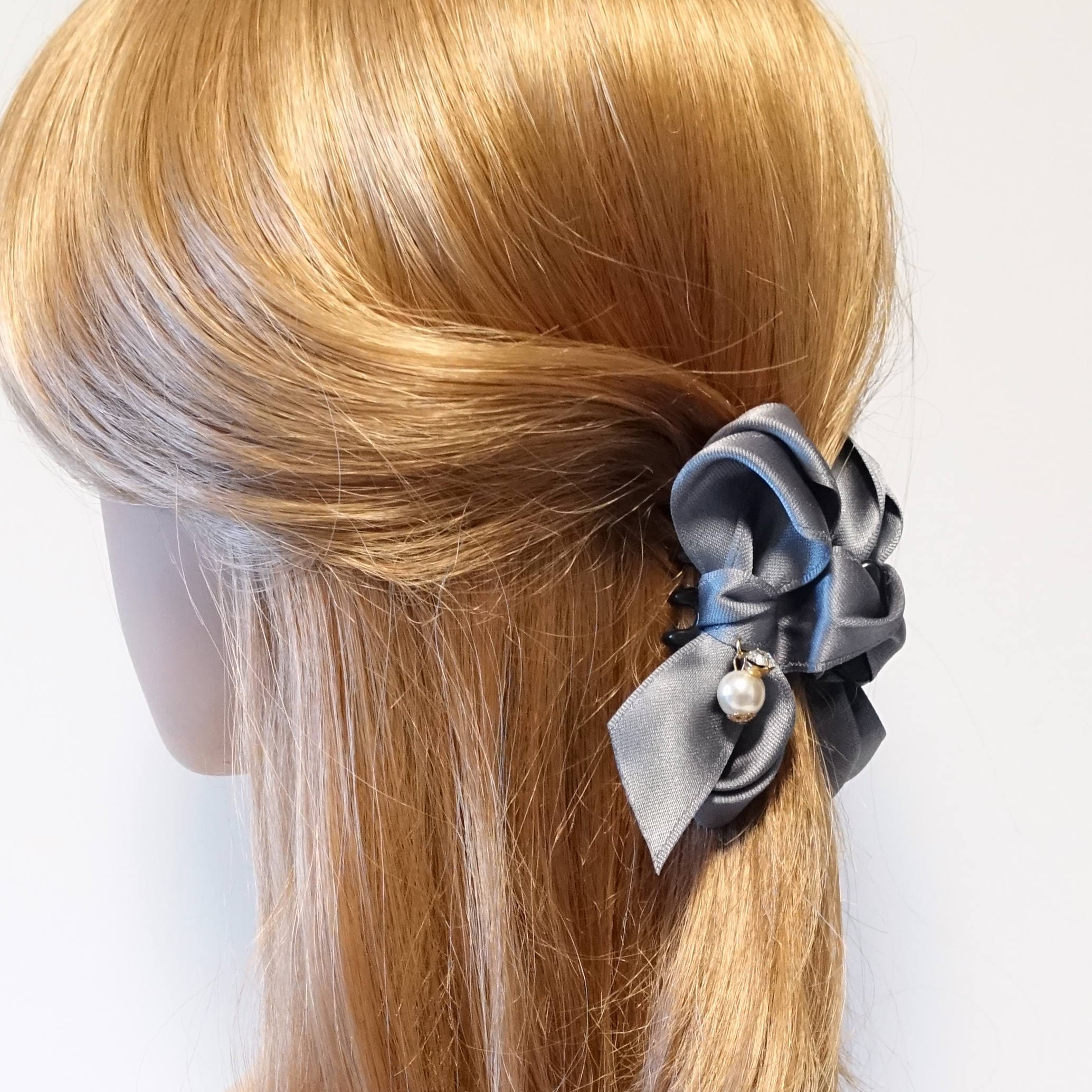 Handmade Satin Bow Mini Hair jaw Claw Clip Women Hair Etsy