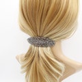 Baroque Steel Hair Barrette: Antique Style Flower & Leaves product logo