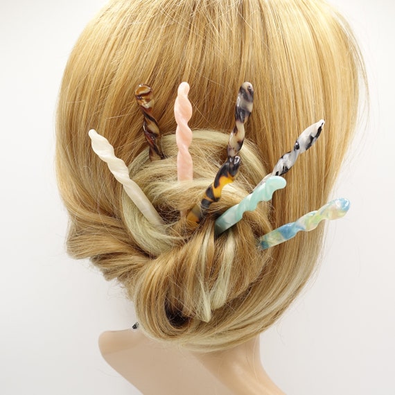 Mode Damen Haar Stäbchen Haarstab Haarschmuck Pin mit Ketten Anhänger Mode Damen Haar Stäbchen Haarstab Haarschmuck Pin mit Ketten Anhänger