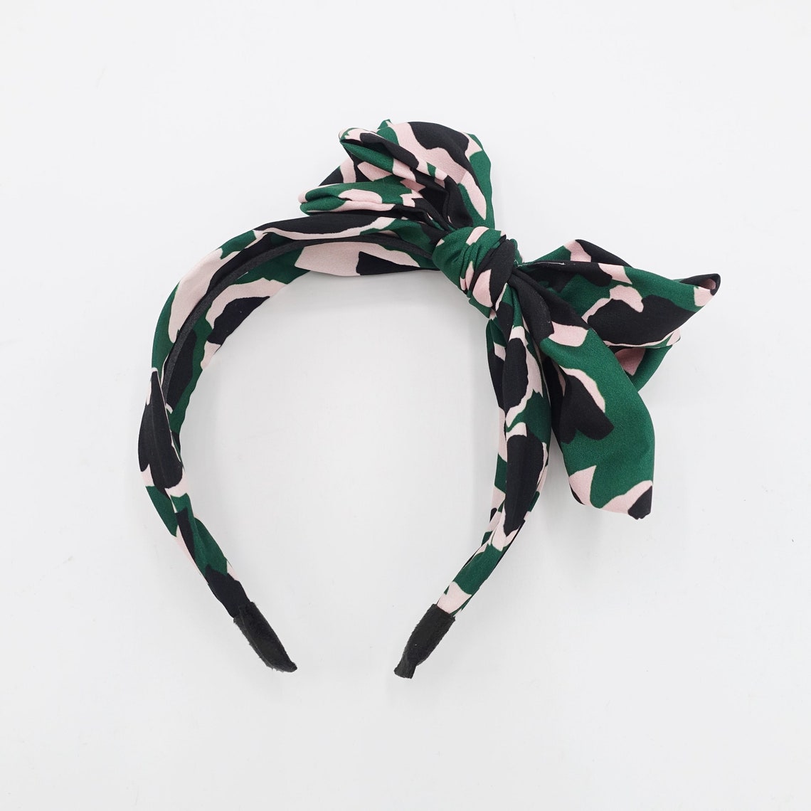Claris Fashion Print Headband with Bow