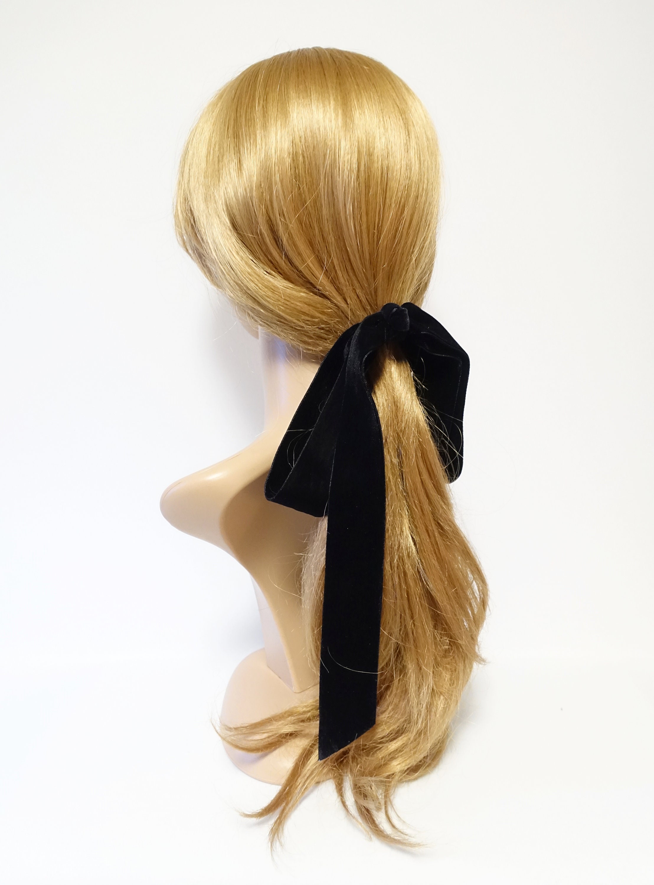 Samt-Haarschleifen Für Mädchen – 4 Stück, 12,7 Cm, In Schwarz Und Beige