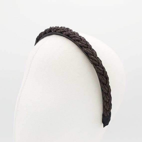 Thread Strand Braided Headband Basic Thin Hairband Women Hair Etsy
