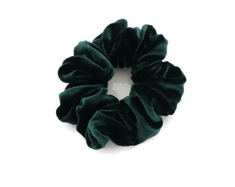 medium size solid velvet scrunchies women hair tie accessory scrunchies