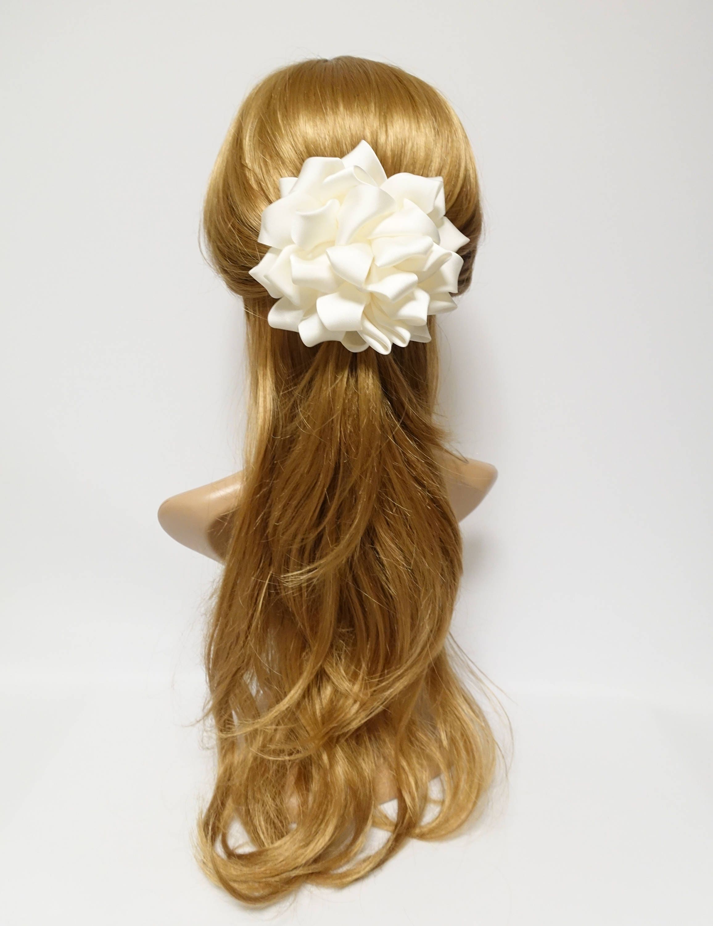 White Flower Hair Clip Corsage Multi Functional Flower Etsy
