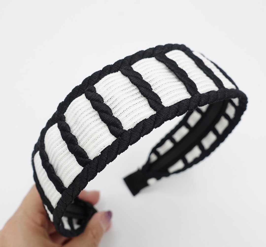 Corrugated Fabric Inserted Ladder Headband Etsy