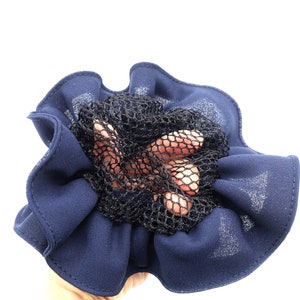 chiffon scrunchies snood net hair elastic tie scrunchy women hair accessories