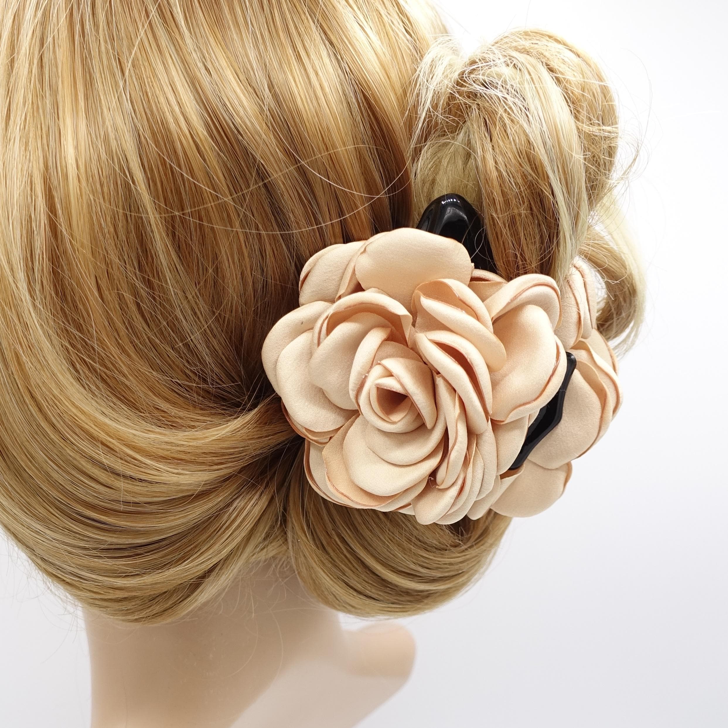 Rosette hair clip - Etsy 日本