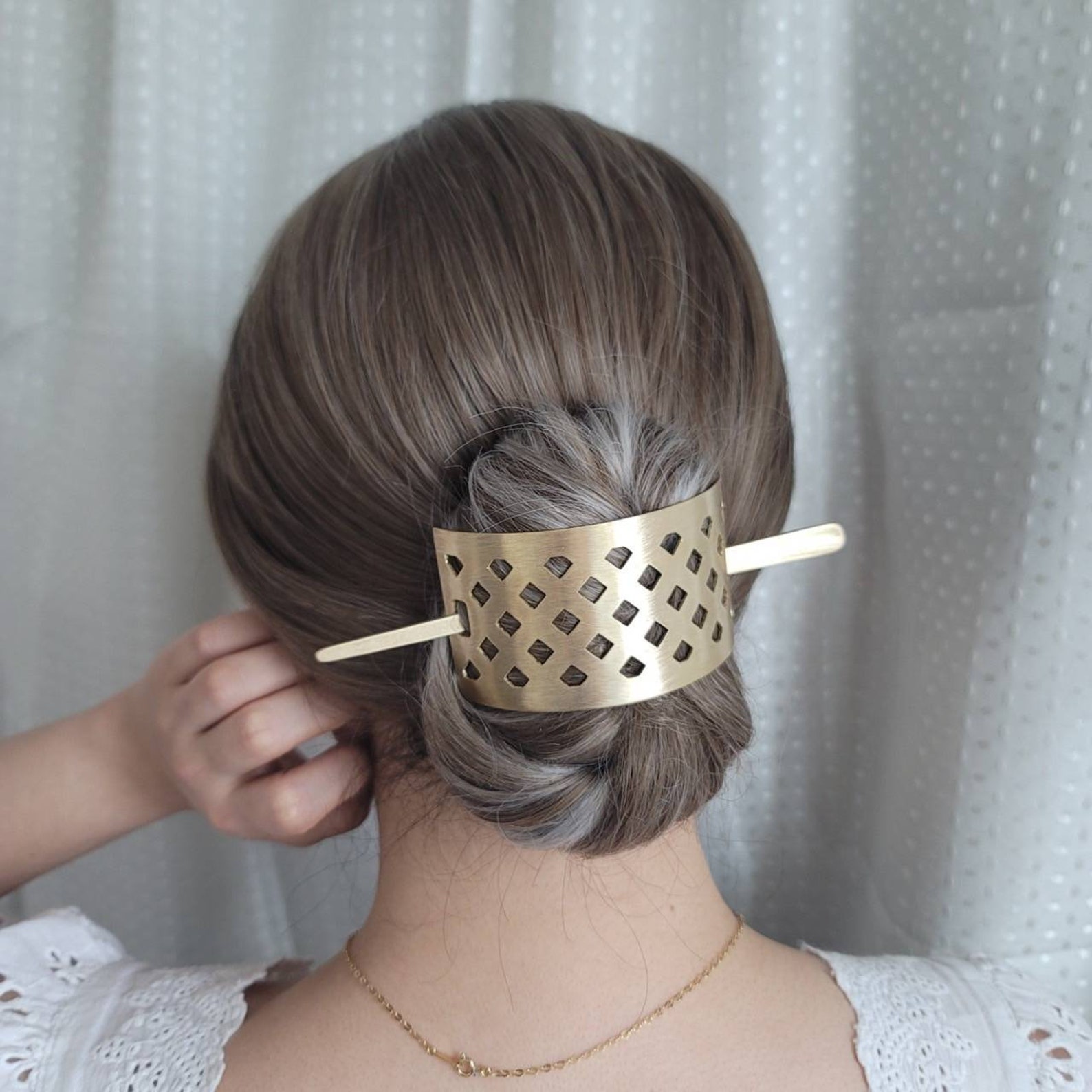 Metal Hair Barrette With Stick Hair Slide for Women Etsy