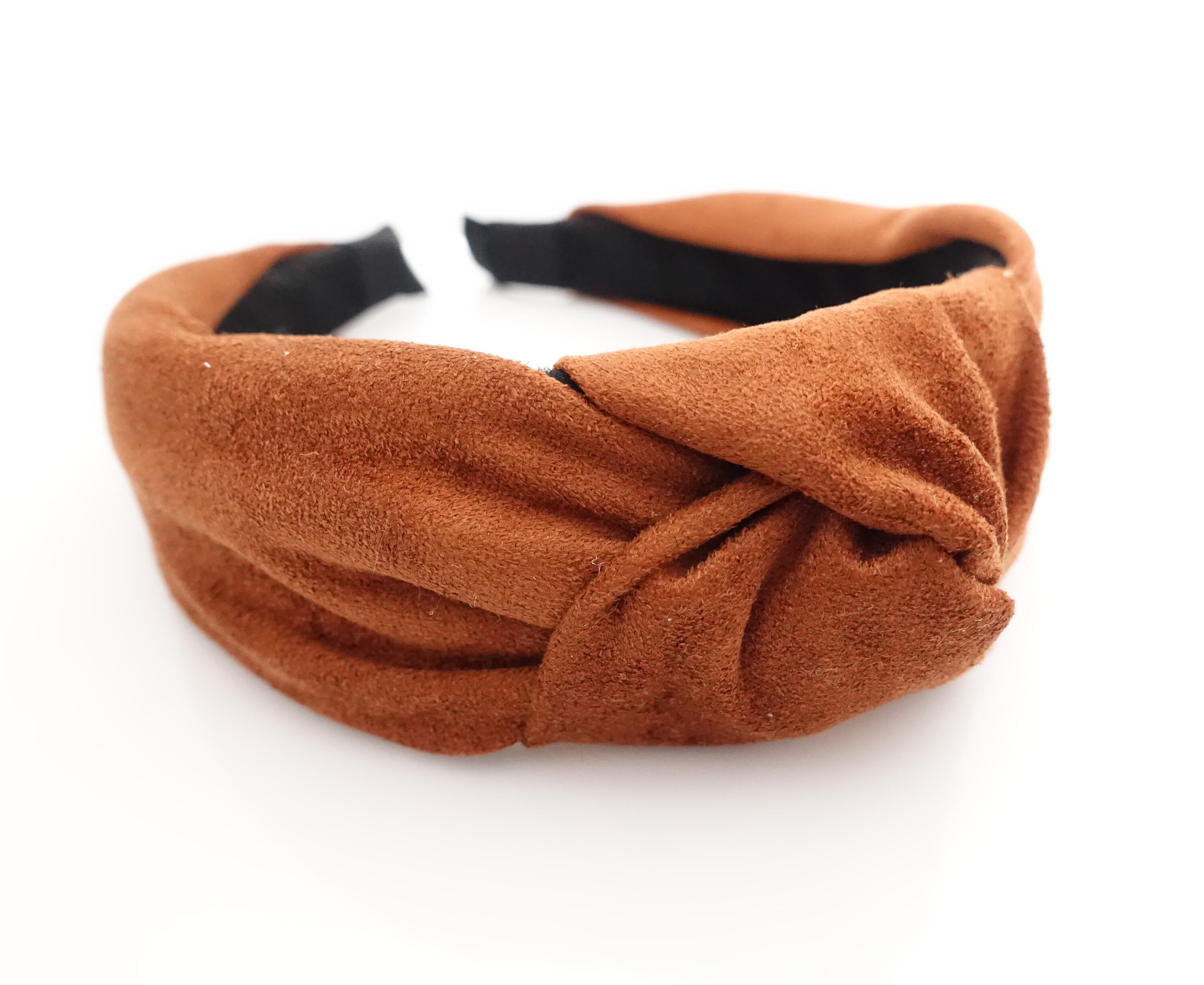 Suede Knotted Headband Basic Fashion Hairband Woman Hair 