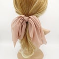 Chiffon Layered Hair Bow: Knotted French Barrette product logo